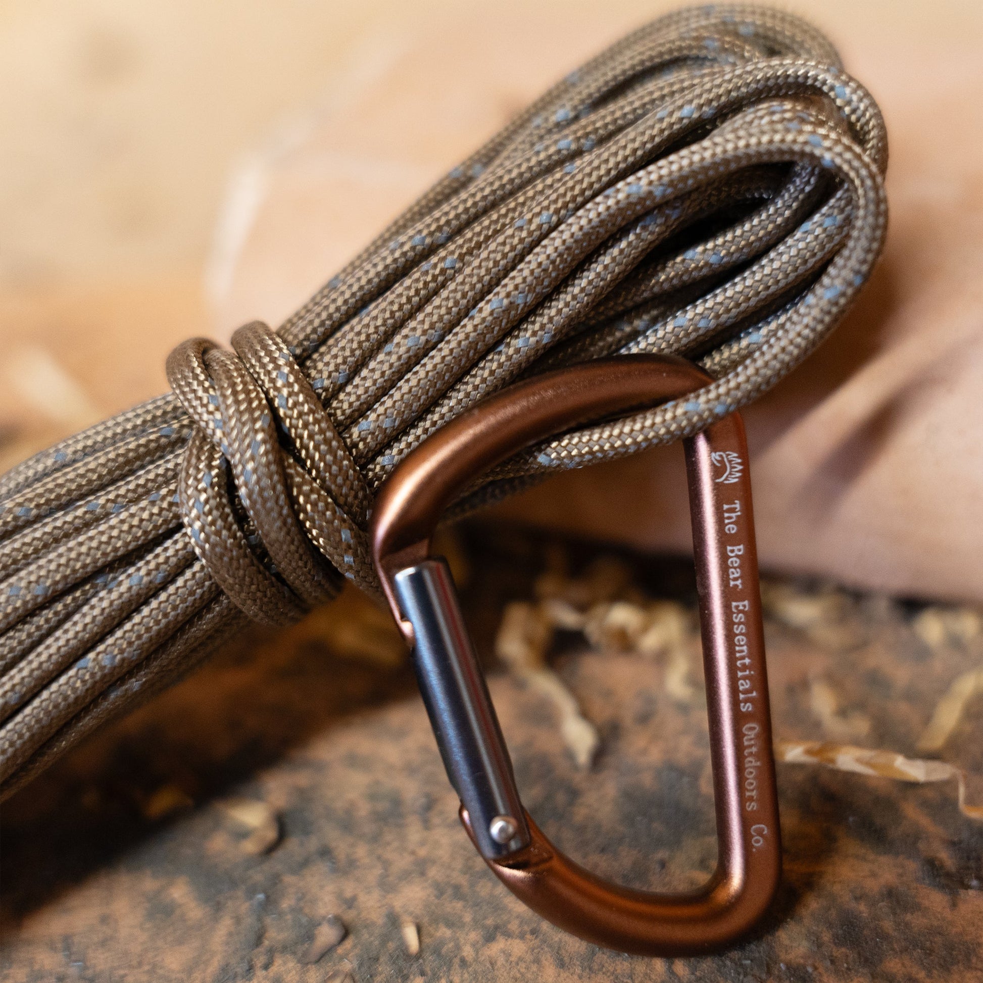 Clearance: Bear Essentials Premium Bushcraft Paracord - (25FT) Extra High Strength - 750lbs - The Bear Essentials Outdoors Co., , ,