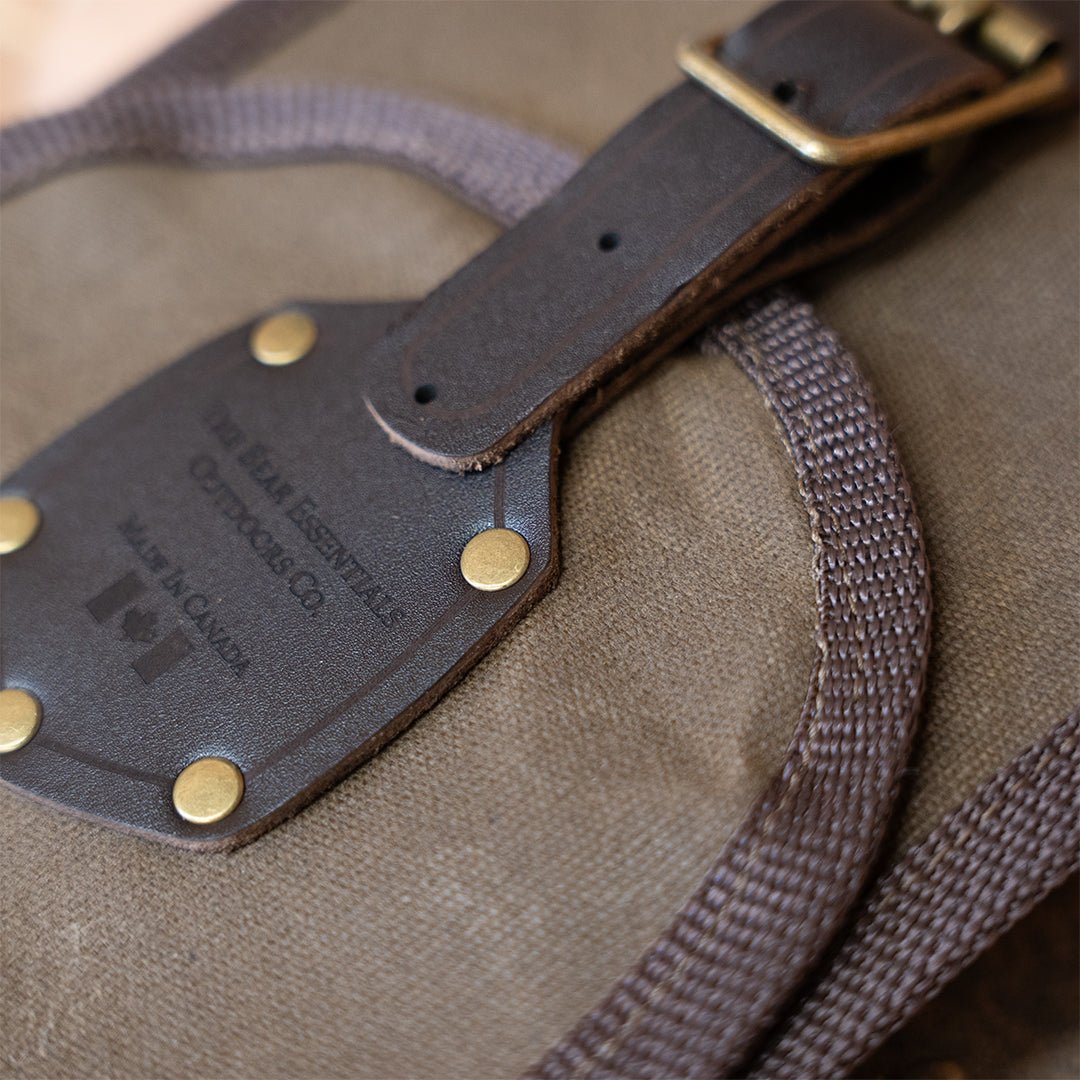 Clearance: Carrying Sling for Saws and Axes - The Bear Essentials Outdoors Co., Olive Drab, Standard 23" (For 21"Bucksaws),