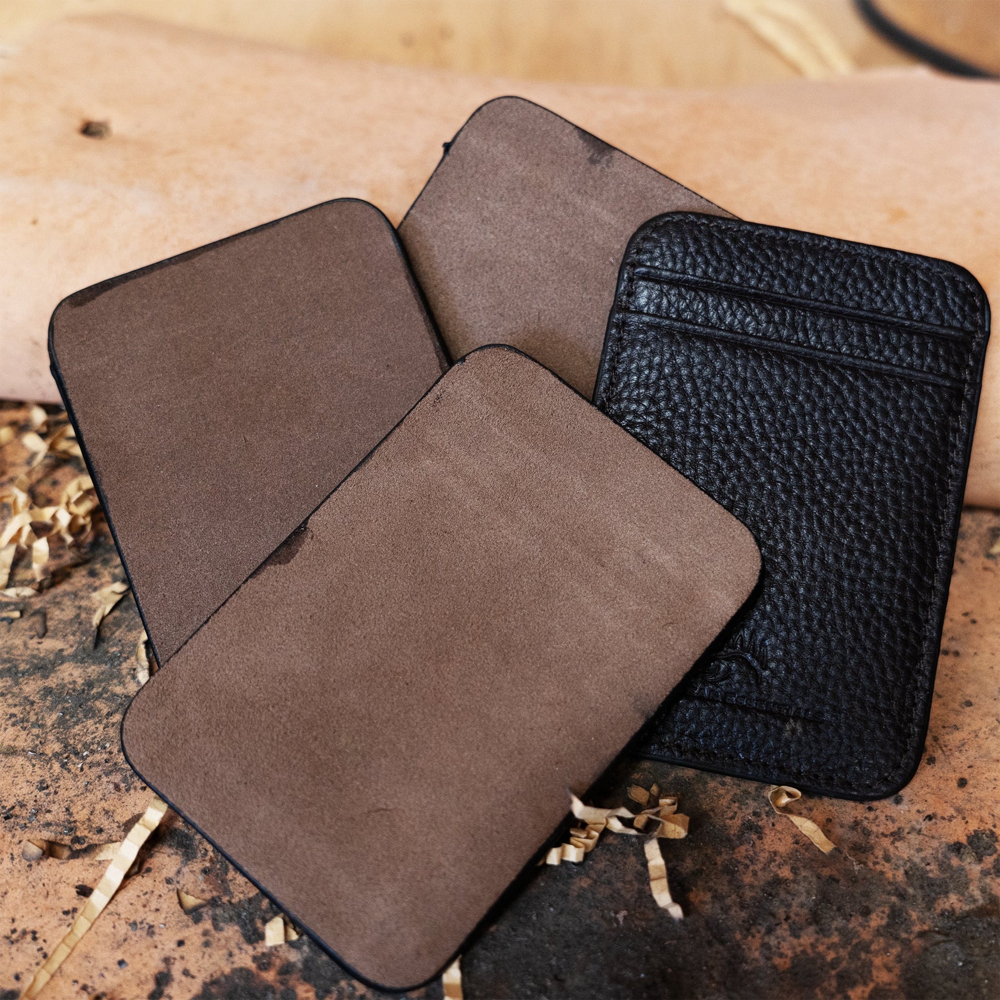 Clearance: Field Sharpener Wallets - The Bear Essentials Outdoors Co., Light Brown, ,