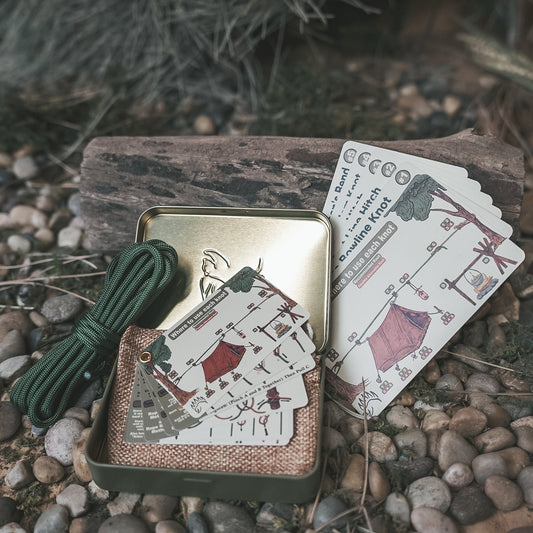 Clearance: The Bear Essentials Knot Tying Kit LARGE - [Camping Knots Edition]