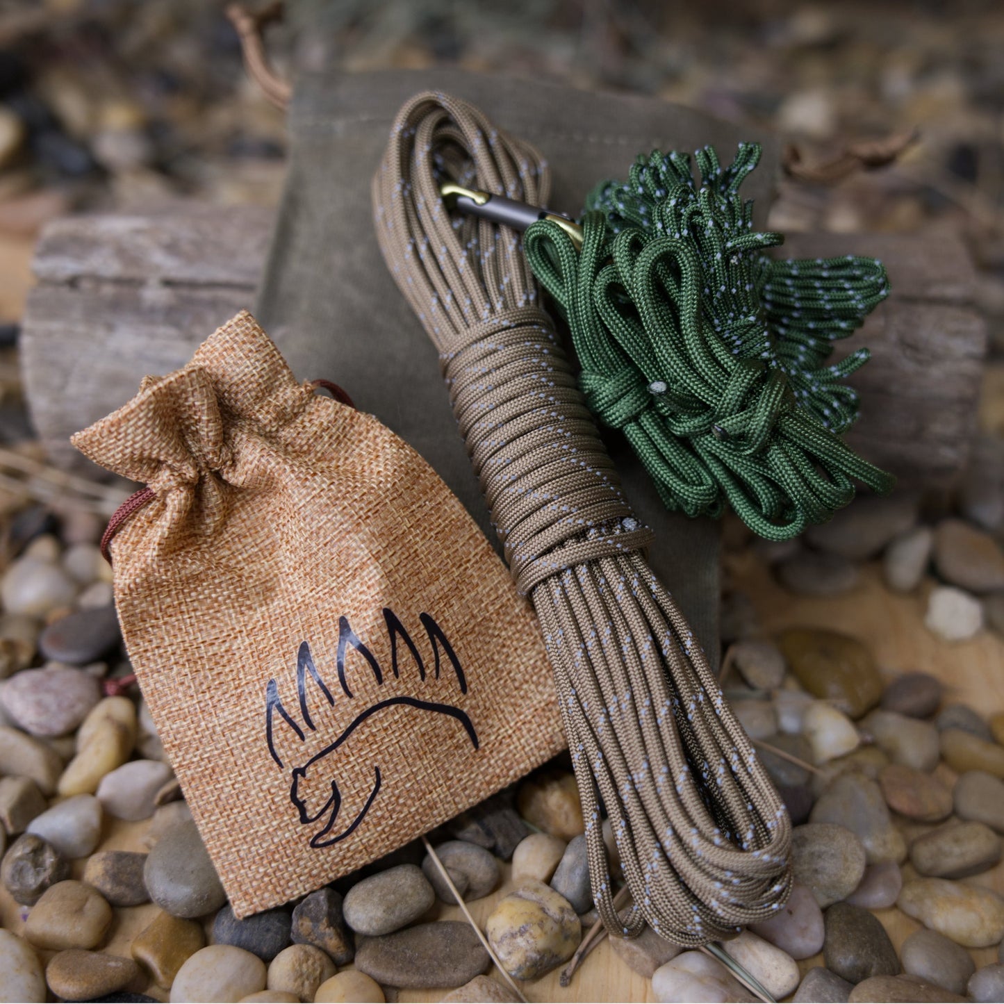 Tarp Ridgeline Kit [Cordage Bundle] - The Bear Essentials Outdoors Co., , ,